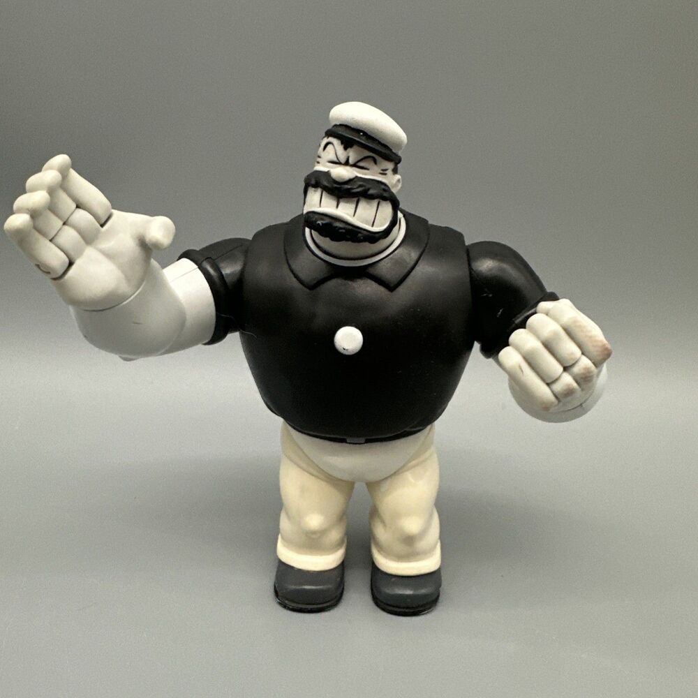Mezco Popeye The Sailor - 2002 Bluto Black & White FAO Schwarz Exclusive Figure